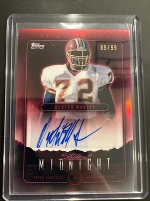 2024 Topps Midnight - Stroke of Midnight Autographs Dexter Manley /99 - Image 1 of 2