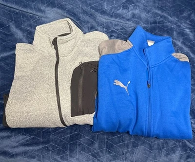 Lot Of Men’s Size Large Jackets. Reebok, Puma EUC - Image 1 of 4
