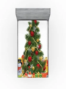 NEU AMBESONNE FEIERTAGSTHEMA FESTLICHER WEIHNACHTSBAUMDRUCK DOPPELBLATT MEHRFARBIG - Bild 1 von 5