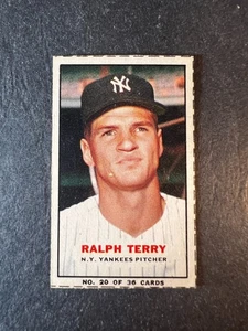 1963 Bazooka Ralph Terry, marked back - Picture 1 of 2