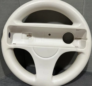 Wii Original Game Controller Remote Weiß Mario Kart Racing Wheel Zubehör - Bild 1 von 6