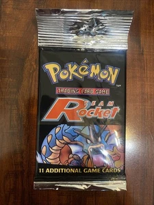 Pokemon Team Rocket Vintage Booster Pack Unlimited Gyarados Art BOX FRESH! - Picture 1 of 9