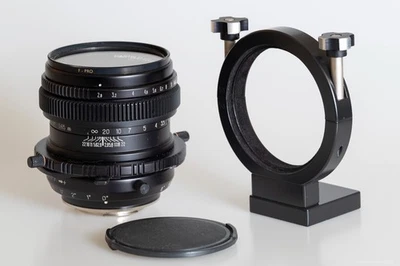 Lente Hartblei-Zeiss 80 mm f2,8 inclinación/cambio con montaje de costura opcional - RARA Foto 1 de 4