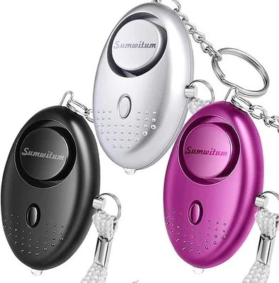 Personal Alarms For Women - 3 Pack Reusable Police Approved 150DB LOUD Security - Image 1 of 4