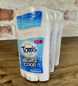 Toms Maine Aluminum Free Wicked Cool Natural Deodorant 1.6oz 3 Pack Summer Kids - Picture 1 of 4