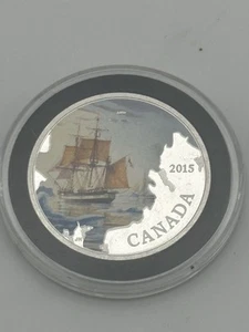 2015 $20 Lost Ships in Canadian Waters: Franklin’s Lost Expedition - Silver Coin - Picture 1 of 3
