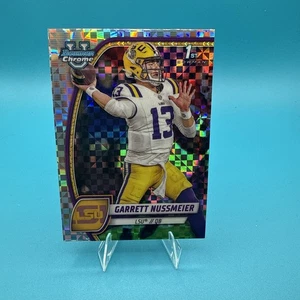 2024 Bowman University Chrome - Garrett Nussmeier #5 X-Fractor (RC) - Picture 1 of 2