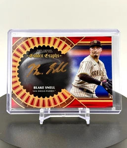 2023 Topps Five Star Golden Graphs Autographs Blake Snell 1/1 🏆 ONE OF ONE AUTO - Picture 1 of 5