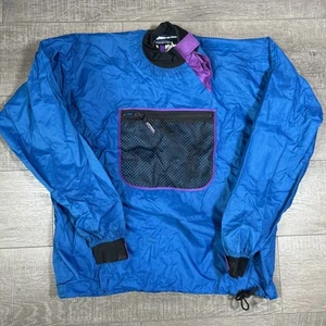 Giacca kayak Patagonia blu vintage anni 90 uomo L pagaia kayak rafting anorak - Foto 1 di 7