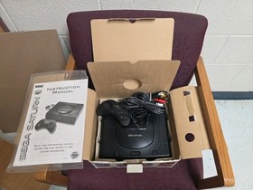 Sega Saturn Console Complete In Box CIB Smoke Free W/OEM Controller & Manual