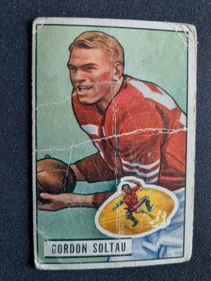 1951 Bowman Football Card # 67 Gordon Soltau - San Francisco 49ers (P) - Image 1 of 3