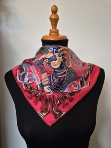 HERMÈS 90cm Silk Square Scarf - Au Fil du Carre - Annie Faivre - Picture 1 of 24