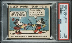 1935 Mickey Mouse #82 LET ME RUN FOR… TYPE 2 PSA 2 GOOD RARE!!! - Picture 1 of 2