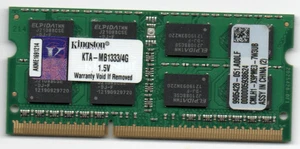 Kingston KTAMB13334G 4 GB, DDR3 SDRAM 1333 MHz SO DIMM 204-pin RAM Module - Picture 1 of 2