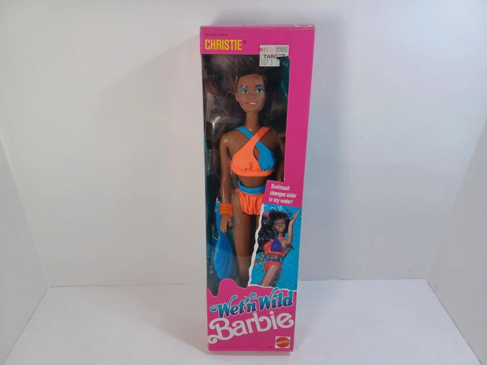 MUÑECA VINTAGE MATTEL 1989 BARBIE "WET 'N WILD" CHRISTIE AA #4121  Foto 1 de 4