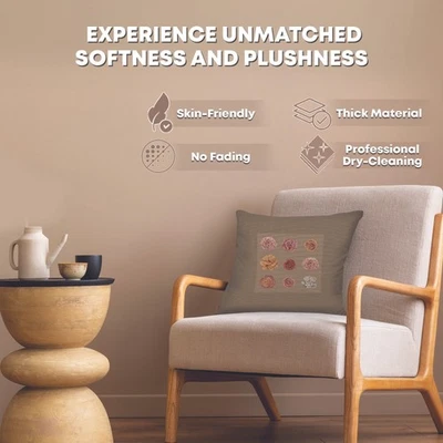 Funda Cojín Tapiz Francés Rosas, Funda Almohada Francesa Regalo, 19x19 pulgadas Foto 1 de 4