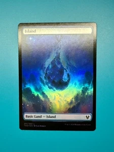 Island (251) Full Art Card FOIL - Theros Beyond Death THB Magic the Gathering MTG - Foto 1 di 2