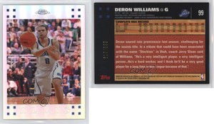 2007-08 Topps Chrome Refractor /999 Deron Williams #99