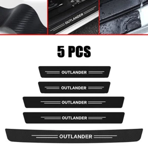 5X For Mitsubishi Outlander Accessories Door Sill Plate Protector Cover Stickers - Picture 1 of 15