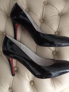 Buffalo London- Pumps - Schwarz rote Sohle - Gr. 37 - Lack - - Bild 1 von 9