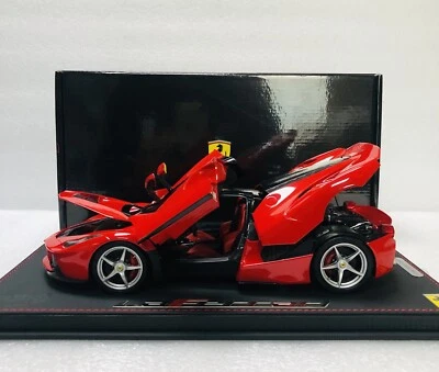 1/18 BBR Ferrari Laferrari Rosso Corsa/Red Seats Diecast  Limited Edition/case - Image 1 of 4