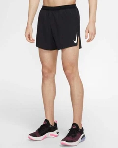 $ 80 Nike Aeroswift leichte 4" Laufshorts schwarz Herrengröße Small - Bild 1 von 10