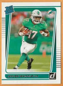 2021 Donruss Jaylen Waddle Rated Rookie Dolphins 263 University of Alabama - Picture 1 of 2