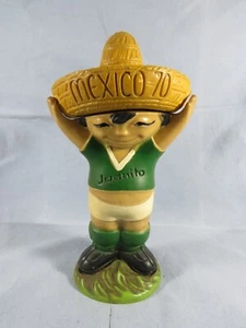 Fußball-WM 1970: Mexico Maskottchen Juanito Figur Spardose - sehr selten - Bild 1 von 9