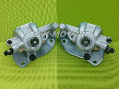 Pinzas de freno delanteras izquierda derecha para Yamaha Kodiak 700 YFM 700K 2016-18 con pastillas Foto 1 de 2