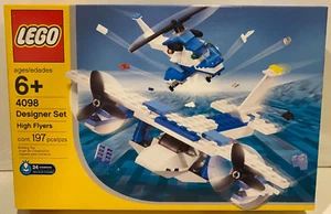 4098 LEGO Creator High Flyers NIB Sealed Rare Collectible 197 Pieces Helicopter - Picture 1 of 8