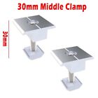 Clamps 2/10Pcs Silver Solar Accessories Solid 30mm/35mm/40mm/45mm Clamps