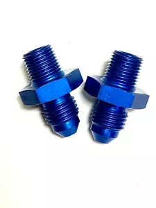 Lote de 2 aviones de montaje AN816-4 aluminio AN-4 a 1/4 NPT - Imagen 1 de 3