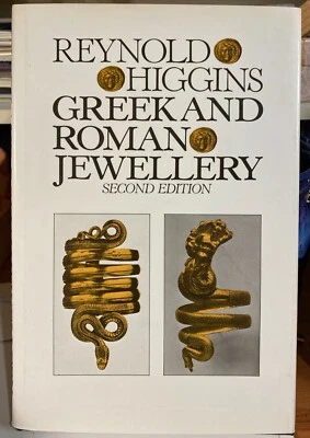 Reynold Higgins, GREEK AND ROMAN JEWELLERY, Hardcover, Dust Cover, 2nd edition - Image 1 of 2