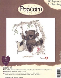 "Popcorn - The Rope Swing" Cross Stitch Kit from Designer Stitches - Picture 1 of 1