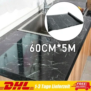 5M Selbstklebende Wandaufkleber Wasserdichte Aluminiumfolie Küchen Arbeitsplatte - Bild 1 von 19