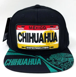 Chihuahua Druckknopflasche Kappe Mütze Mexiko mexikanischer Adler Adler Flagge Erwachsene Größe Neu mit Etikett - Bild 1 von 2