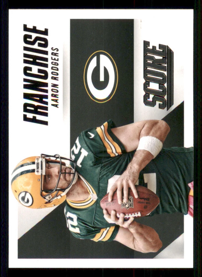 2015 Score Franchise #14 Aaron Rodgers - Image 1 of 2