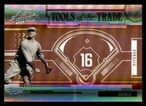 2005 Absolute Tools of the Trade Spectrum Rosso #TT-109 Burleigh Grimes SN #/50 - Foto 1 di 2