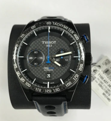 Tissot PRS 516 Chronograph Automatic Men's Watch T100.427.36.201.00 WARRANTY - Image 1 of 4