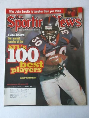 Terrell Davis The Sporting News August 30, 1999 Denver Broncos Foto 1 de 3