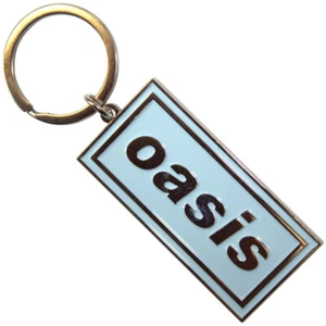 Oasis - Logo azul cielo - Llavero de metal - Imagen 1 de 1
