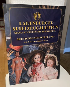 Ladenburger Antique Doll Steiff Dollhouse Christmas Celluloid Train Nov Catalog - Picture 1 of 15