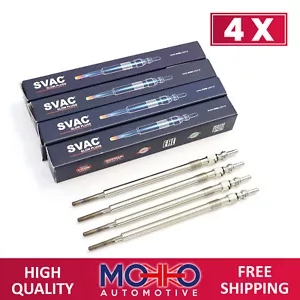 GLOW PLUGS FOR FORD FIESTA MK6 FOCUS MK3 MONDEO IV V KUGA 1.5-1.6-2.0 TDCI 4 PCS - Picture 1 of 15