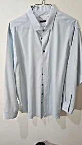Calvin Klein Men's 100% Cotton 19- 36/37 Long Sleeve Dress Shirt - Picture 1 of 5