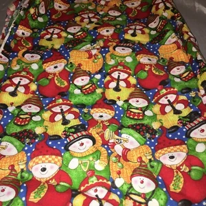 Fascia Pupazzo di Neve 42” X 50” Pannello Kimberly Montgomery Marcus Brothers Textiles - Foto 1 di 3