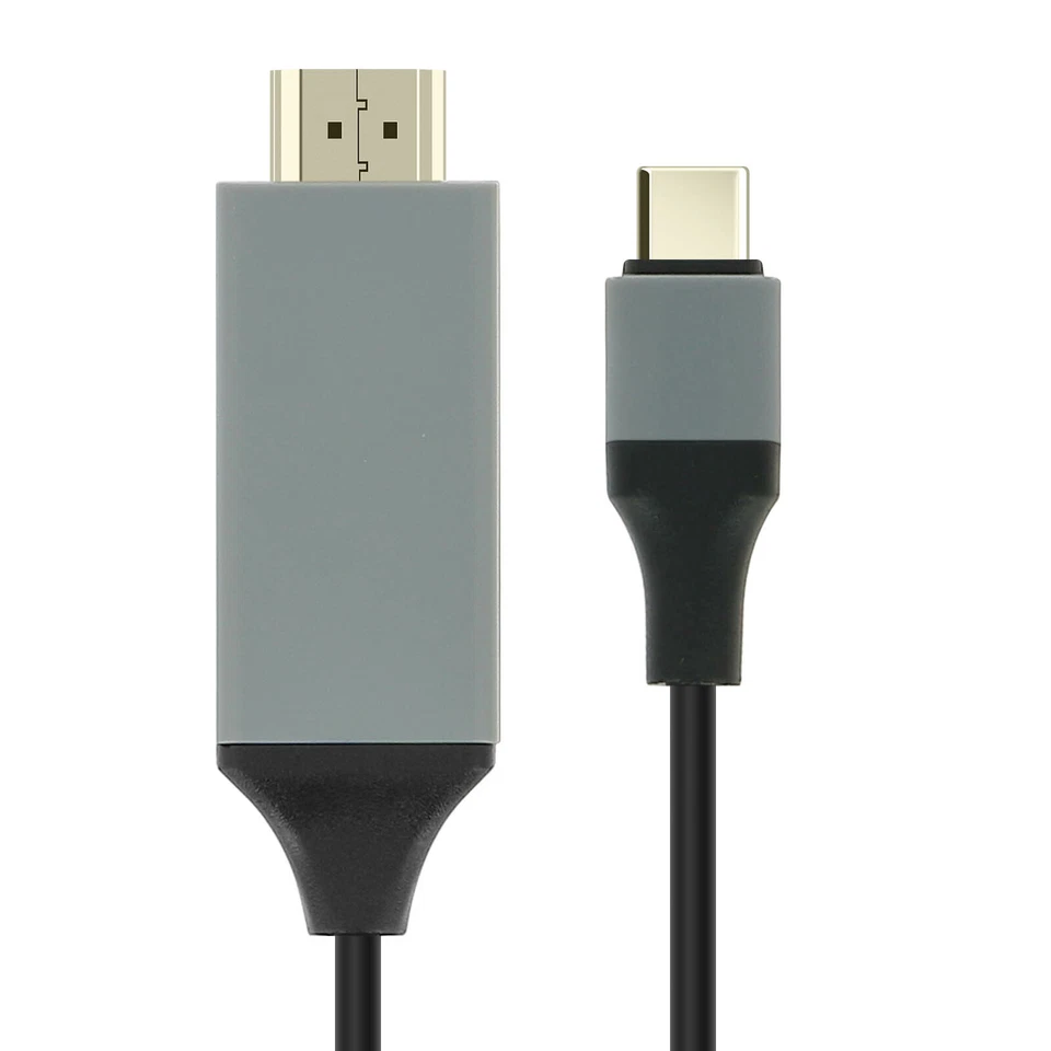 Cable Usb-C 4K HDMI HDTV Ultra HD 2m wiwu - Black - Image 1 of 4