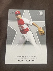 2019 Milan Tolentino Leaf Perfect Game Nike AA Classic Aflac Limited-E - Picture 1 of 2