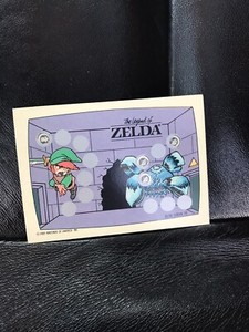 THE LEGEND OF ZELDA 1989 TOPPS NINTENDO SCRATCH OFF CARD SCREEN 10