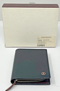 Zino Davidoff Women's Wallet Hammered Leather Black 10228 - Picture 1 of 3