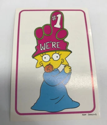 1999 PANINI THE SIMPSONS SPRINGFIELD COLLECTABLE STICKERS COLLECTION #26 - Image 1 of 2